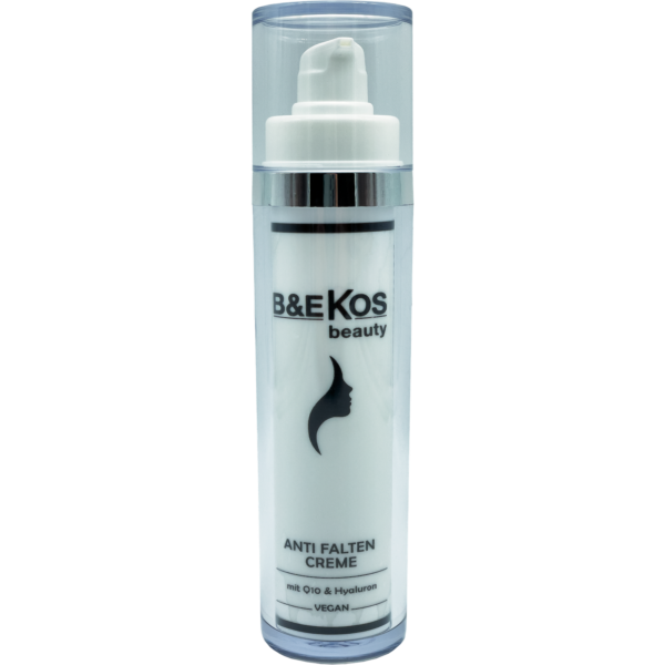 B&E KOS beauty Anti-Falten Creme mit Q10 & Hyaluronsäure