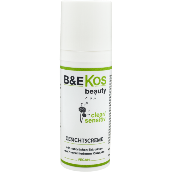 B&E KOS beauty clear/sensitiv Gesichtscreme für empfindliche und normale Haut