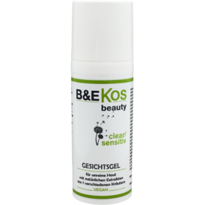 B&E KOS beauty clear/sensitiv Gesichtsgel für unreine und zu Unreinheiten neigende Haut