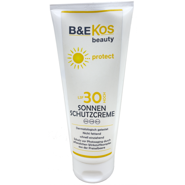 B&E KOS beauty protect Sonnenschutzcreme