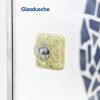 Magnetseifenhalter mit Saugnapf Edelstahl Optik – Bild 2