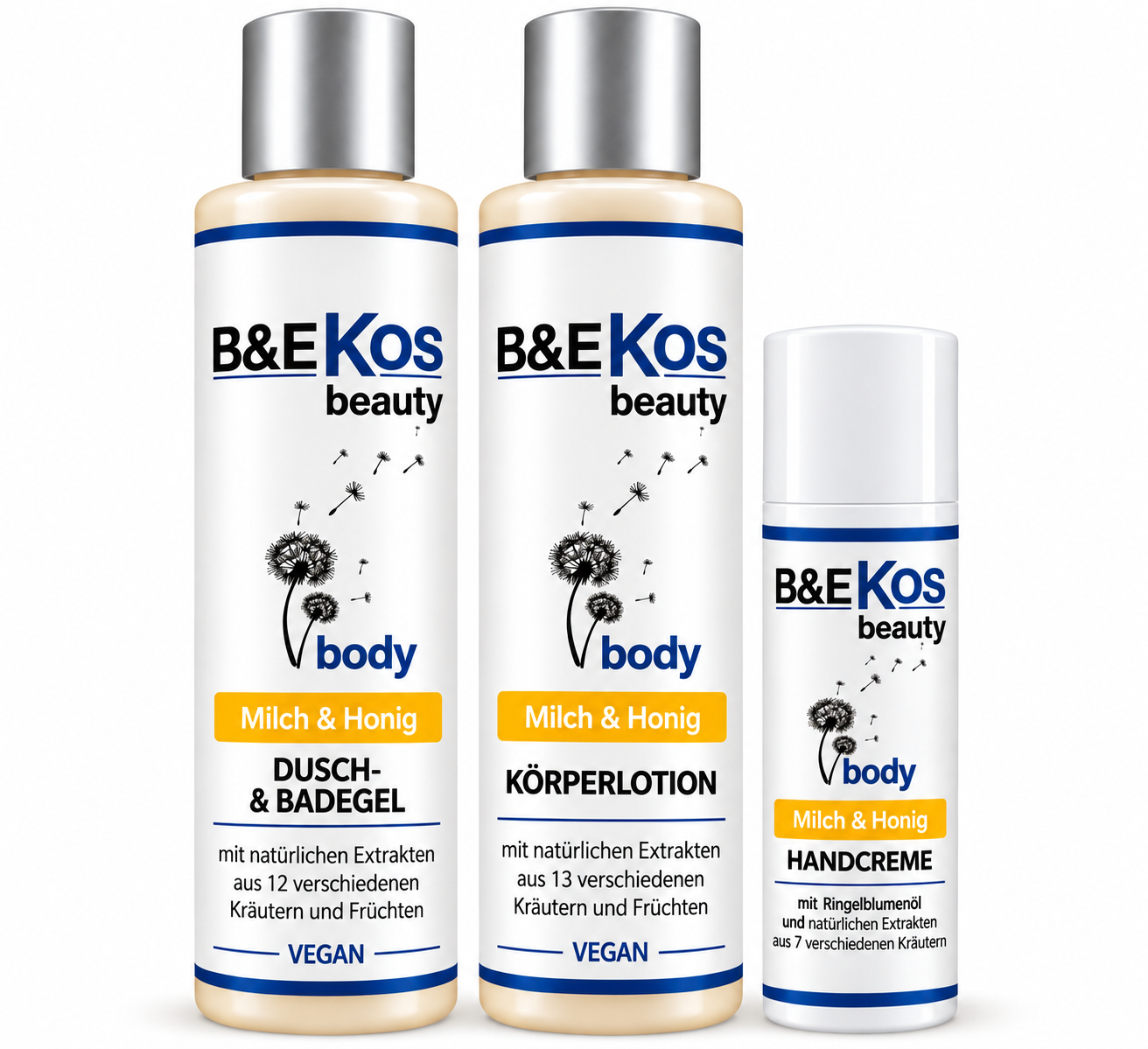 B&E KOS beauty Bundle Milch&Honig